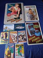 Reclame borden 10x o.a. Droste. - Emaille plaat (10) -