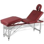 vidaXL Massagetafel inklapbaar met aluminium frame (vier, Sport en Fitness, Massageproducten, Verzenden, Nieuw