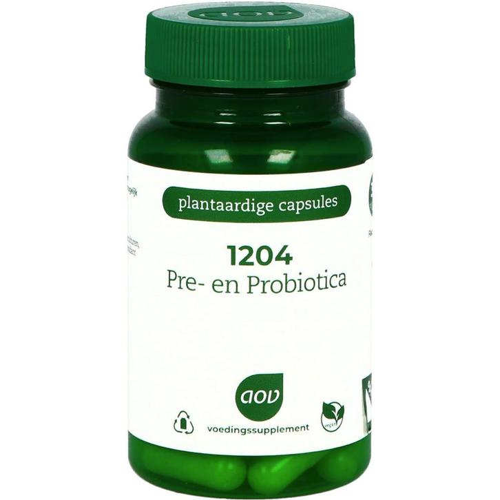 AOV 1204 Pre- en Probiotica - 30 Vegetarische capsules, Sport en Fitness, Gezondheidsproducten en Wellness, Verzenden