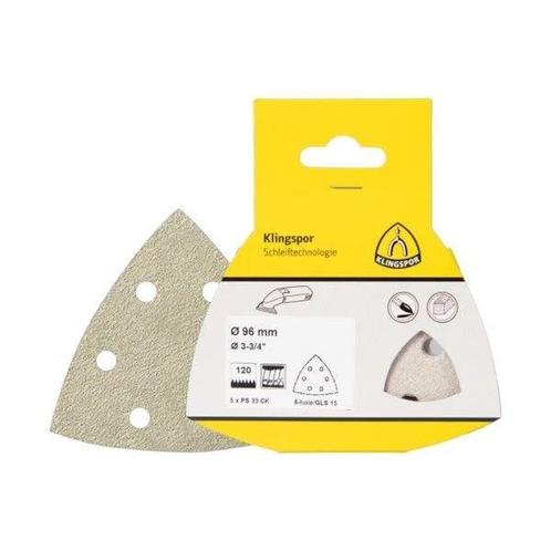 Schuurschijf Klittenband 96x96mm PSS 5 stuks, Doe-het-zelf en Verbouw, Verf, Beits en Lak, Nieuw, Ophalen of Verzenden