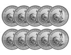 Zuid-Afrika. 10 x 1 oz 1 Rand Silver Krugerrand Coin (Random, Postzegels en Munten, Edelmetalen en Baren