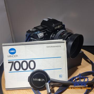 Minolta 7000 | 35–70mm Lens | Analoge Camera | Camera beschikbaar voor biedingen