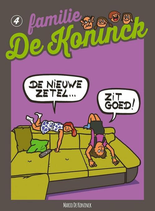 Familie De koninck, album 4: De nieuwe zetel zit goed!, Boeken, Stripboeken, Gelezen, Verzenden