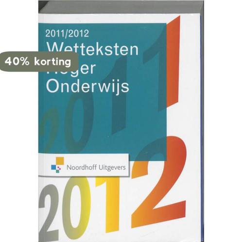 Wetteksten 2011-2012 9789001794392 ., Boeken, Wetenschap, Gelezen, Verzenden