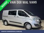 Ford Transit Custom 2.2 TDCI 126pk L1H1 Dubbel Cabine, Nieuw, Ford, Zilver of Grijs, Handgeschakeld