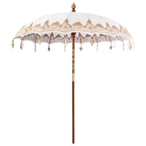vidaXL Parasol Anders Crème x 250 cm, Tuin en Terras, Parasols, Nieuw, 2 tot 3 meter, Verzenden