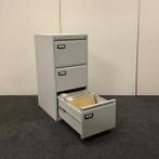 Dossierkast, 3 lades met sleutel (hxbxd) 101x46x62 cm, Grijs