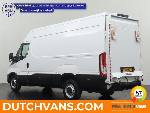 Iveco Daily Laadklep 35S14 | wit, Auto's, Bestelauto's, Dealer onderhouden, Lease, Automaat, BTW verrekenbaar, Diesel, Wit, Euro 6
