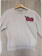 Zara Pulse Grey Sweater with Heart Design, Verzenden, Nieuw