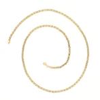 Halsketting - 14 karaat Geel goud, Sieraden, Tassen en Uiterlijk, Kettingen, Nieuw