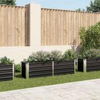 vidaXL Plantenbak verhoogd 160x40x45 cm gegalvaniseerd staal, Tuin en Terras, Bloembakken en Plantenbakken, 100 cm of meer, Verzenden