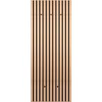 Kapstok - Trion Geve - Wandgarderobe - 50x125cm - Eiken -, Huis en Inrichting, Woonaccessoires | Kapstokken, Ophalen of Verzenden