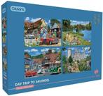 Day out with the Family (4x500 stukjes) | Gibsons - Puzzels, Hobby en Vrije tijd, Denksport en Puzzels, Verzenden, Nieuw