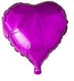 Folieballon hartvorm warm roze, Verzenden, Nieuw, Versiering, Valentijn of Romantisch