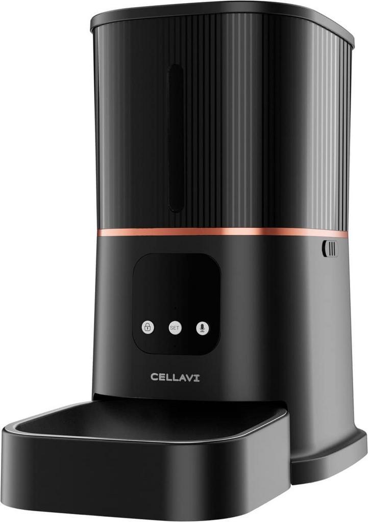 Cellavi Automatische Voerbak Kat en Hond - Voerautomaat, Tuin en Terras, Vogelhuisjes en Vogelbaden, Ophalen of Verzenden