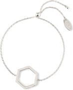 Orelia armband met open hexagon zilverkleurig, Sieraden, Tassen en Uiterlijk, Armbanden, Verzenden, Nieuw