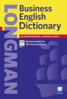 Longman Business English Dictionary 9781405852593, Zo goed als nieuw