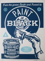 Shepard Fairey (OBEY) (1970) - Paint It Black No Reserve, Antiek en Kunst