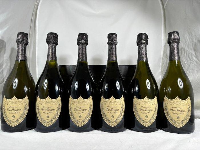 2015 Dom Pérignon - Champagne Brut - 6 Flessen (0.75 liter), Verzamelen, Wijnen