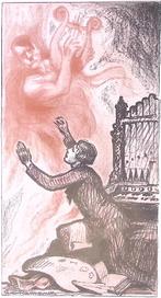 Spotprent over Hitler en cultuur in Nazi-Duitsland (Lithos), Verzenden