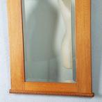 Art Deco of Haagse School spiegel facet geslepen met console, Ophalen of Verzenden