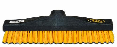 SafeBrush Luiwagen / Schrobbezem Polyester Geel 30cm, Zakelijke goederen, Kantoor en Winkelinrichting | Magazijn, Stelling en Opslag