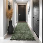 Wasbaar Vloerkleed | Space | Groen | 80x250 cm, Verzenden, Nieuw