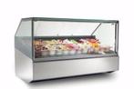 LED Schepijsvitrine | 12 bakken, 5 liter | 119x110x135(h) cm, Verzenden, Nieuw in verpakking