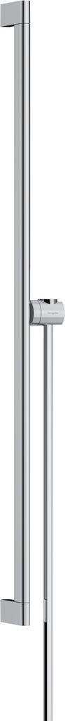 Hansgrohe Unica glijstang S Puro 90 cm met easy slide, Ophalen of Verzenden, Nieuw, Chroom, Kraan