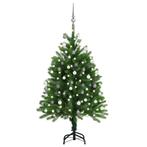 vidaXL Kunstkerstboom met verlichting en kerstballen 120 cm, Diversen, Kerst, Verzenden, Nieuw