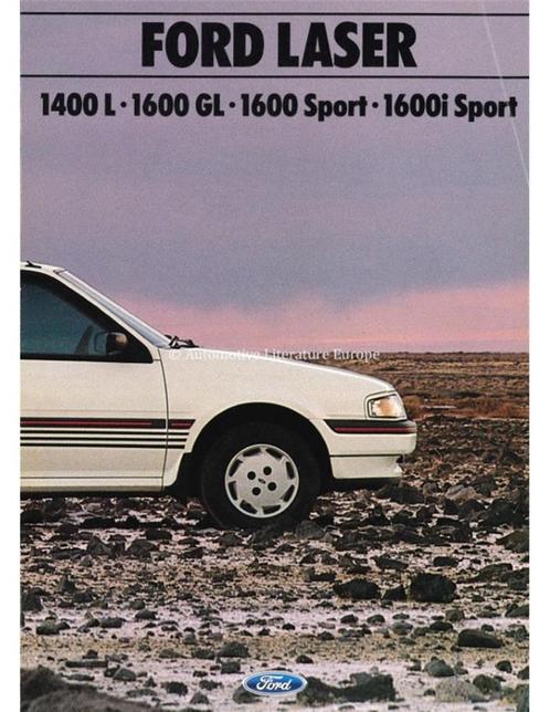 1989 FORD LASER BROCHURE AFRIKAANS | ENGELS, Boeken, Auto's | Folders en Tijdschriften, Ford