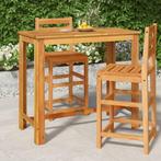 vidaXL Tuinbartafel 120x60x105 cm massief acaciahout, Verzenden, Nieuw, Hout