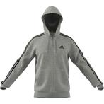 -10% Adidas  Adidas Heren essentials 3 stripes fleece hoodie, Verzenden, Nieuw, Grijs