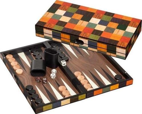 Backgammon Kassette Fourni Medium | Philos -, Hobby en Vrije tijd, Gezelschapsspellen | Bordspellen, Nieuw, Verzenden