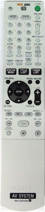 Afstandsbediening Sony rm-adp006, Audio, Tv en Foto, Afstandsbedieningen, Origineel, Nieuw, Ophalen of Verzenden