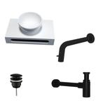Sani Royal Solid Surface Waskom Rond met Solid, Tuin en Terras, Nieuw