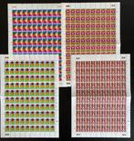 Nederland 1972 - Zomerzegels - in complete vellen, waarbij, Gestempeld