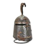 AN IRON GREAT HELM ON STAND (RX-368) (Beeldjes - Decoratie), Verzenden