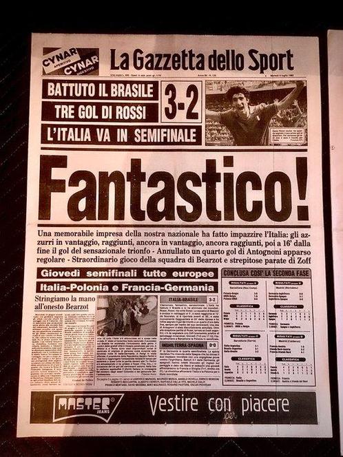Italy - Football World Cup - Paolo Rossi - 1982 - Foto,, Verzamelen, Overige Verzamelen