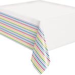 Tafelkleed Gestreept Regenboog 2,13m, Verzenden, Nieuw