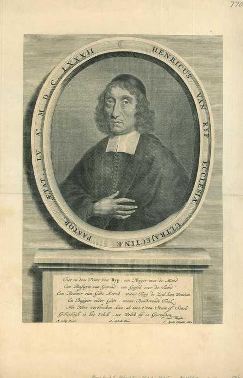 Portrait of Henricus van Rijp, Antiek en Kunst, Kunst | Etsen en Gravures