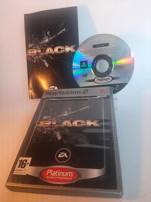 Black Platinum Playstation 2, Spelcomputers en Games, Games | Sony PlayStation 2, Ophalen of Verzenden