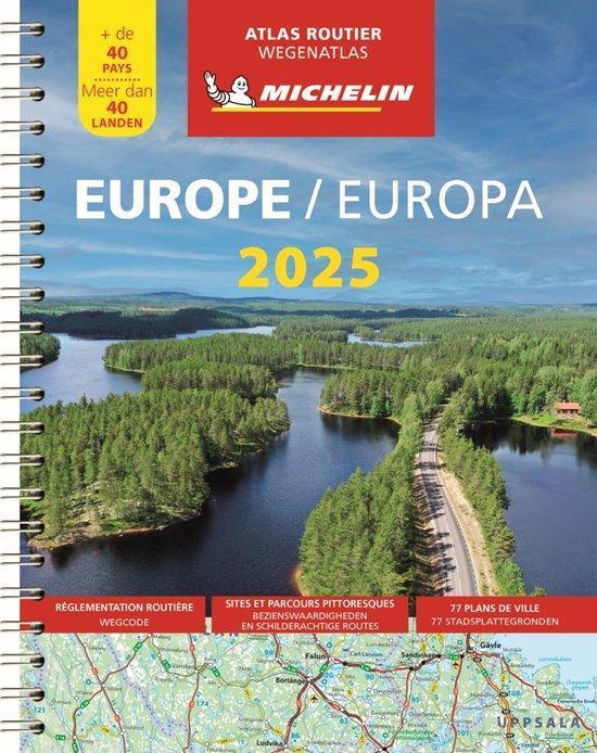 Michelin Europa Atlas 2025, Boeken, Atlassen en Landkaarten, 2000 tot heden, Europa Overig, Nieuw, Overige atlassen, Ophalen of Verzenden