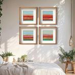 Noelia Correa Art - 4 Paintings Beyo, Antiek en Kunst