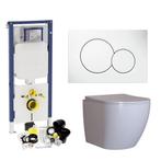 Geberit Sigma 8 (UP720) Toiletset set62 Mudo Rimless Met, Ophalen of Verzenden, Nieuw