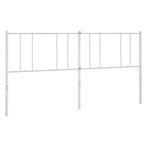 Hoofdbord Metaal Wit 200cm - Retourdeal - 47% Korting!, Klassiek trendy, Wit, Ophalen of Verzenden, Metaal