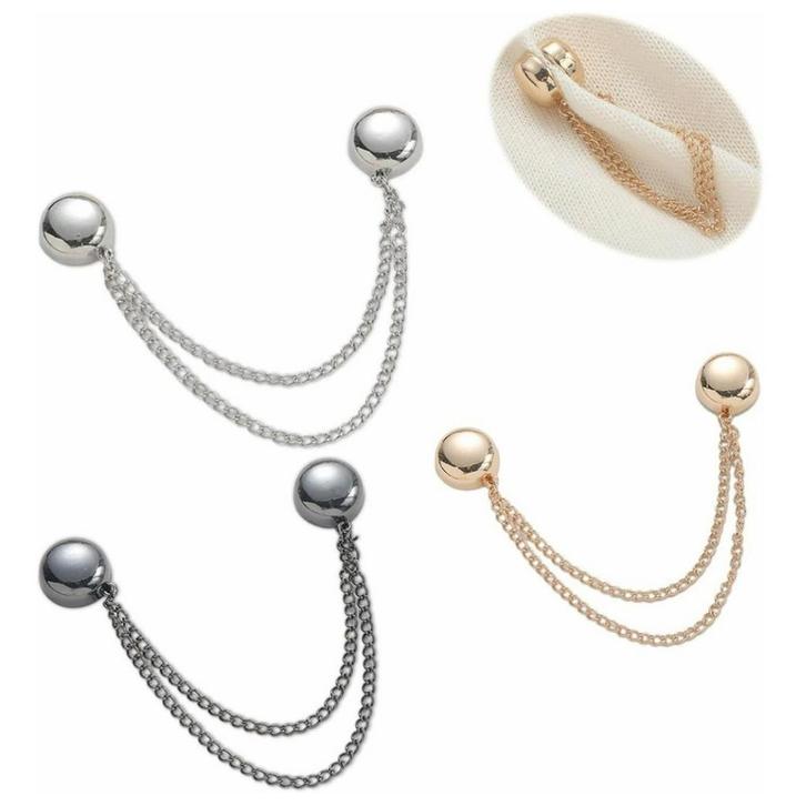 Fako Bijoux - Vestsluiting - Vestclip - Set 3 Stuks -, Sieraden, Tassen en Uiterlijk, Broches, Verzenden