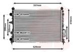 RADIATOR VOOR ALFA ROMEO 145/146 930 1994-2001 82440263, Ophalen of Verzenden, Nieuw