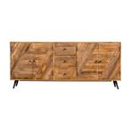 Dressoir Mangohout Fiona 200 cm, Nieuw, Industriële meubels, Overige houtsoorten, Verzenden