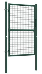 Kwaliteit Stalen Tuinhek Groen Gepoedercoat 100x175cm, Tuin en Terras, Verzenden, Nieuw